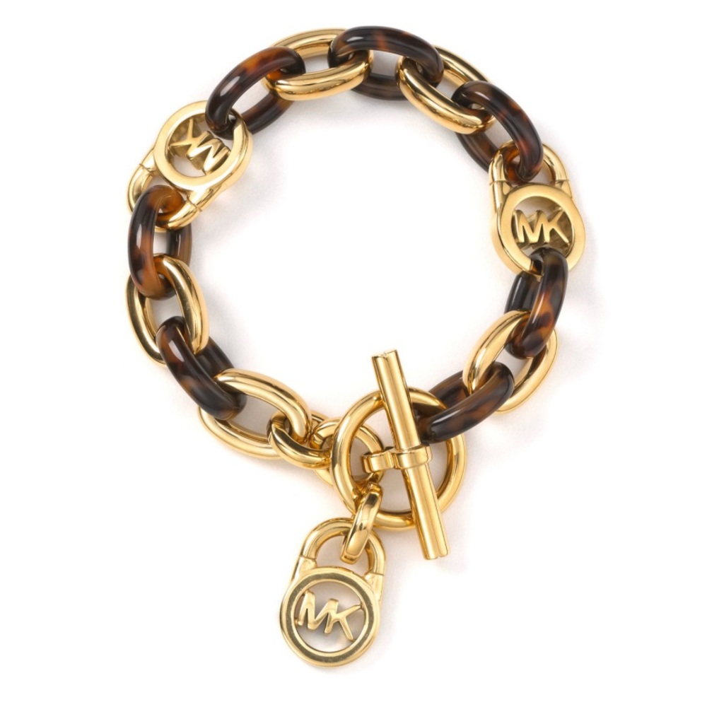 Michael Kors Turtoise & Gold Bracelet